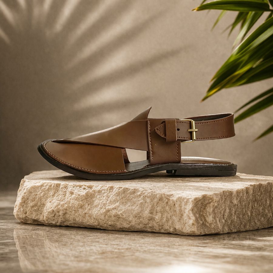 Peshawari Sandal - French Beige