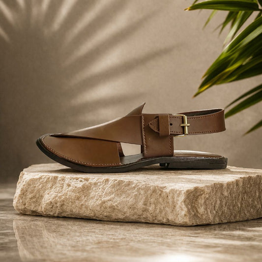 Peshawari Sandal - French Beige